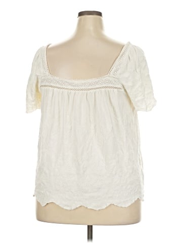Lucky Brand Short Sleeve Blouse (view 2)