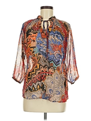 i Jeans by Buffalo 3/4 Sleeve Blouse (view 1)
