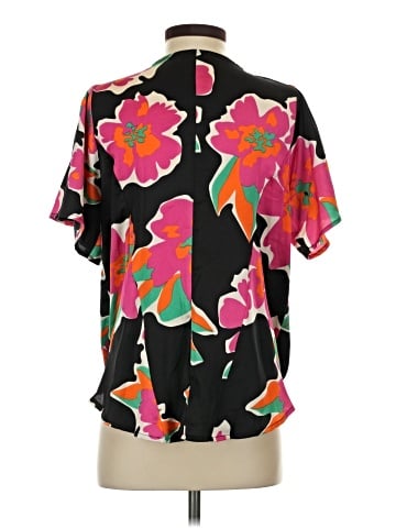 Umgee Short Sleeve Blouse (view 2)