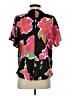 Umgee Black Short Sleeve Blouse Size S - photo 2
