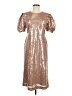 Rachel Parcell 100% Polyester Metallic Gold Cocktail Dress Size M - photo 1