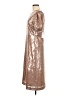 Rachel Parcell 100% Polyester Metallic Gold Cocktail Dress Size M - photo 5