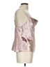 Victoria's Secret 100% Polyester Silver Sleeveless Blouse Size L - photo 4