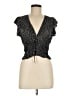 Zara Black Short Sleeve Top Size M - photo 1