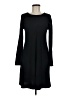 Design History Solid Black Casual Dress Size M - photo 1