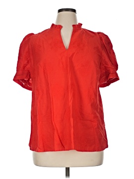 Crown & Ivy Short Sleeve Blouse
