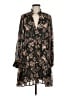 Elan 100% Polyester Paisley Brown Casual Dress Size M - photo 1