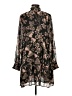 Elan 100% Polyester Paisley Brown Casual Dress Size M - photo 2