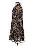 Elan 100% Polyester Paisley Brown Casual Dress Size M - photo 5
