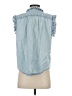 Elan Blue Sleeveless Blouse Size S - photo 2