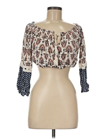 Lulus 3/4 Sleeve Blouse (view 1)