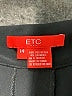 ETC Black Casual Pants Size 14 - photo 7