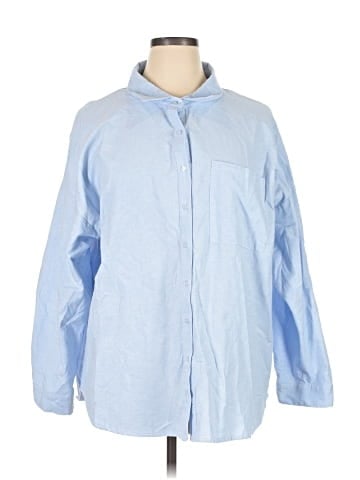 BaeVely Long Sleeve Button-Down Shirt (view 1)