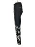 Fabletics Floral Black Active Pants Size XXS (estimated) - photo 5