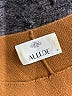 Allude Solid Brown Casual Dress Size S - photo 7