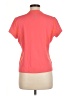 Lands' End 100% Polyester Color Block Orange Active T-Shirt Size M - photo 2