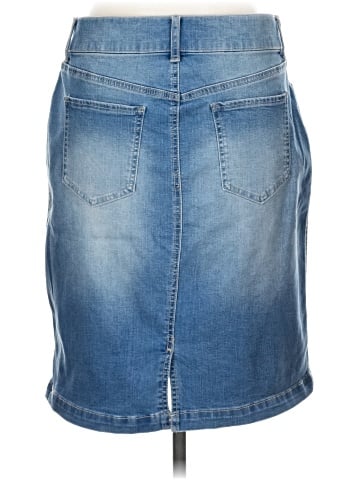 Gloria Vanderbilt Denim Skirt (view 2)
