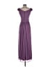 DB Studio 100% Polyester Purple Cocktail Dress Size 4 - photo 2