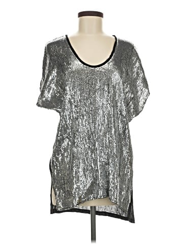 BCBGMAXAZRIA Short Sleeve Top (view 1)