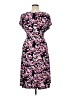 Perceptions Floral Pink Casual Dress Size XL (petite) - photo 2