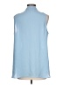 Vince Camuto 100% Polyester Blue Sleeveless Blouse Size L - photo 2