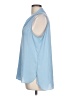 Vince Camuto 100% Polyester Blue Sleeveless Blouse Size L - photo 5