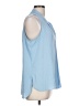 Vince Camuto 100% Polyester Blue Sleeveless Blouse Size L - photo 4