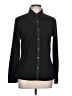 J. McLaughlin Black Long Sleeve Button-Down Shirt Size L - photo 1