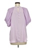 Umgee 100% Polyester Purple Short Sleeve Blouse Size M - photo 2