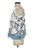 Angie 100% Rayon Blue Tank Top Size XS - photo 5