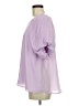 Umgee 100% Polyester Purple Short Sleeve Blouse Size M - photo 5