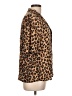 Simon Miller Animal Print Brown Short Sleeve Blouse Size Lg (III or 3) - photo 4
