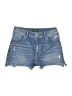 Express Blue Denim Shorts Size 8 - photo 1