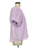 Umgee 100% Polyester Purple Short Sleeve Blouse Size M - photo 4