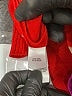 St. John Red Wool Cardigan Size S - photo 8