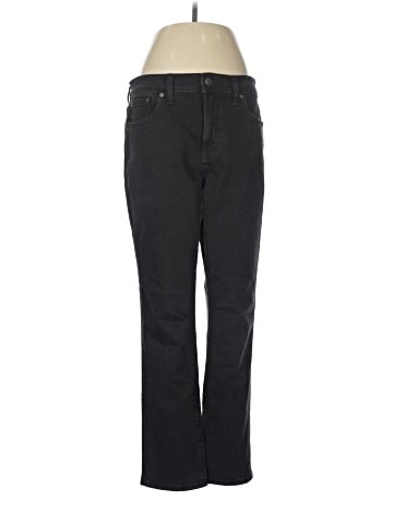 Madewell The Mid-Rise Perfect Vintage Jeans in Clean Black Wash (view 1)
