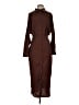Unbranded 100% Polyester Brown Casual Dress Size S - photo 1