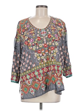 Johnny Was 3/4 Sleeve Blouse