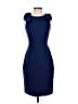 J.Crew 100% Wool Solid Blue Cocktail Dress Size 0 - photo 1