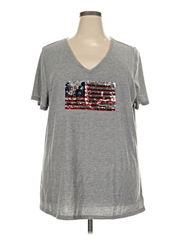 Lane Bryant Short Sleeve T-Shirt (view 1)