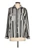 Apt. 9 Stripes Ivory Long Sleeve Button-Down Shirt Size L - photo 1