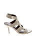 Donald J Pliner Animal Print Tan Ivory Sandals Size 8 1/2 - photo 1