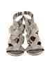 Donald J Pliner Animal Print Tan Ivory Sandals Size 8 1/2 - photo 2