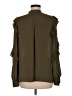 Bailey 44 100% Polyester Green Long Sleeve Blouse Size M - photo 2