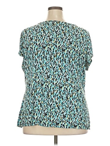 Worthington Short Sleeve Blouse (view 2)
