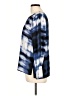 Counterparts 100% Polyester Tie-dye Blue Long Sleeve Blouse Size L - photo 5
