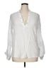 Guess 100% Viscose White Long Sleeve Blouse Size XL - photo 1