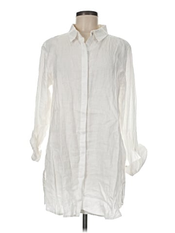 Tahari Long Sleeve Button-Down Shirt (view 1)