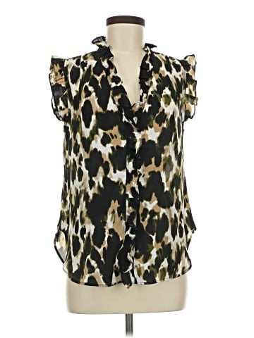 DKNY Short Sleeve Blouse (view 1)