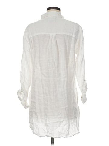 Tahari Long Sleeve Button-Down Shirt (view 2)